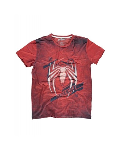 Camiseta Spiderman Acid Wash - Hombre TALLA CAMISETA M