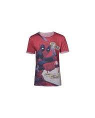 Camiseta Deadpool Mangas Enrollables- Hombre TALLA CAMISETA M
