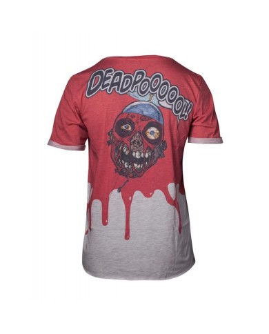 Camiseta Deadpool Mangas Enrollables- Hombre TALLA CAMISETA M