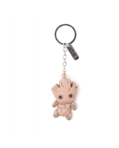 Llavero de goma Groot 3D Marvel