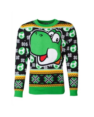Suéter Yoshi Christmas Nintendo Super Mario TALLA CAMISETA M