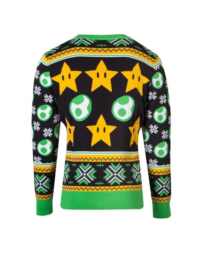 Suéter Yoshi Christmas Nintendo Super Mario TALLA CAMISETA M