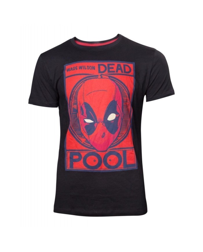 Camiseta Deadpool Wade Wilson Poster Marvel - Hombre TALLA CAMISETA S