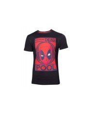 Camiseta Deadpool Wade Wilson Poster Marvel - Hombre TALLA CAMISETA XL