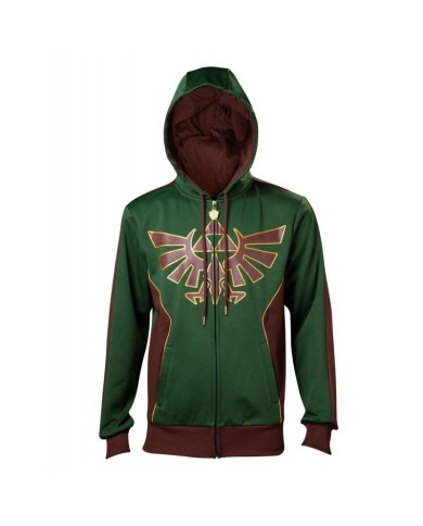 Sudadera con Capucha Hylian Crest The Legend of Zelda Nintendo - Hombre TALLA CAMISETA M