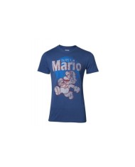 Camiseta Super Mario Running Vintage Nintendo - Hombre TALLA CAMISETA XL