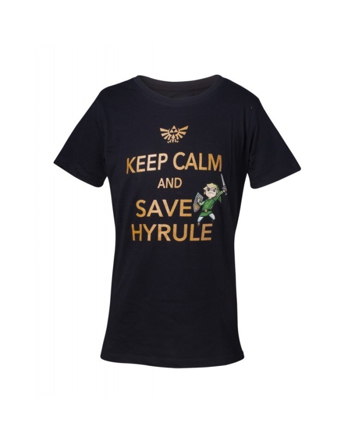 Camiseta Keep Calm and Save Hyrule Nintendo - Niño TALLA CAMISETA NIÑO TALLA 98 - 3 AÑOS