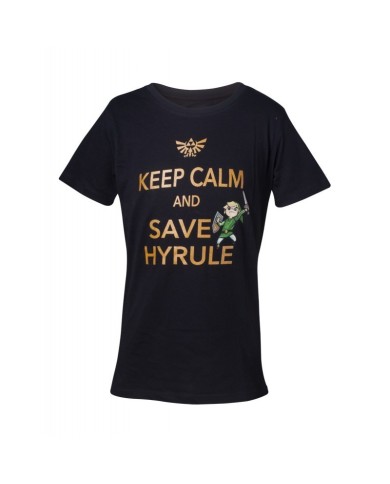 Camiseta Keep Calm and Save Hyrule Nintendo - Niño TALLA CAMISETA NIÑO TALLA 122 - 7 AÑOS