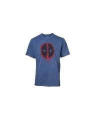 Camiseta Deadpool Faux Denim - Hombre TALLA CAMISETA M