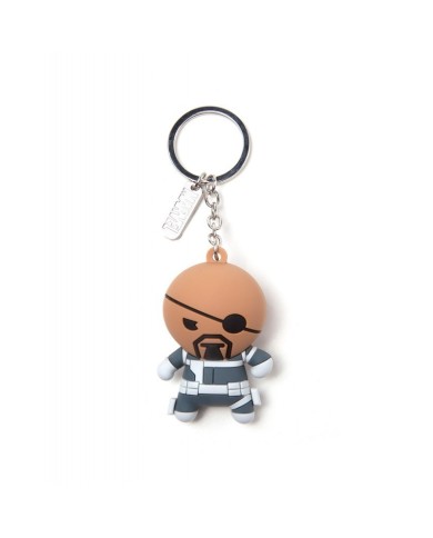 Llavero de Goma 3D Nick Fury Marvel