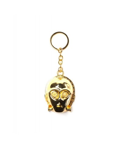 Llavero de metal Cabeza C-3PO Star Wars