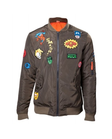 Chaqueta Bomber Hero Patches Marvel TALLA CAMISETA M