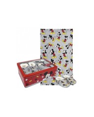 SET CAJA METÁLICA MICKEY TALLA CAMISETA NIÑO TALLA 98 - 3 AÑOS