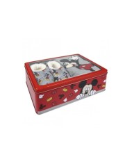 SET CAJA METÁLICA MICKEY TALLA CAMISETA NIÑO TALLA 110 - 5 AÑOS