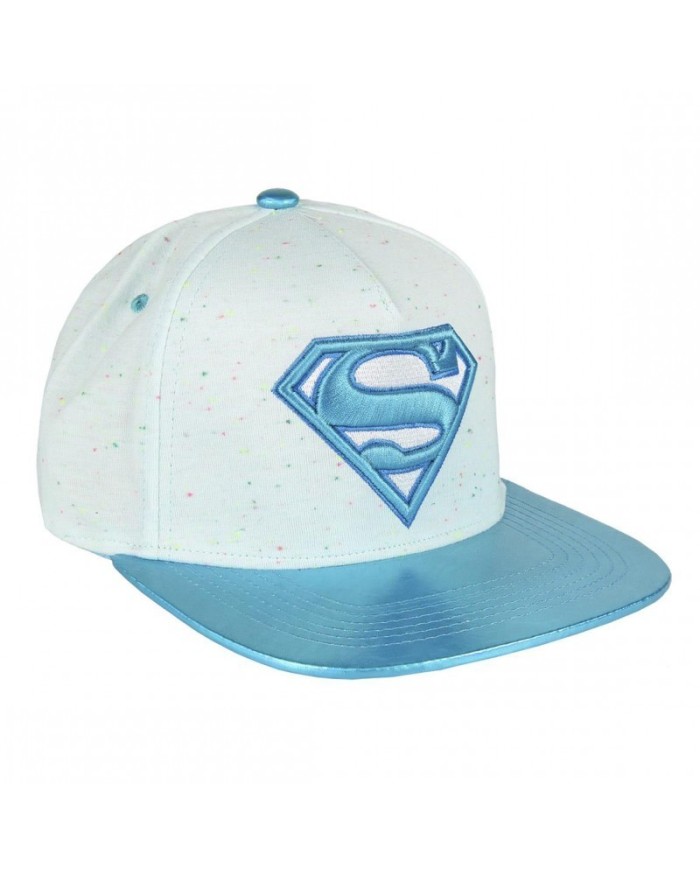 Gorra Visera Plana Superman Logo Bordado