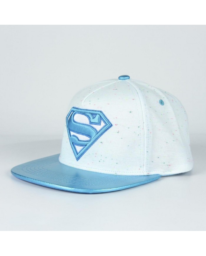 Gorra Visera Plana Superman Logo Bordado