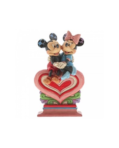 Disney Traditions : Heart to Heart (Mickey Mouse and Minnie Mouse Figurine)