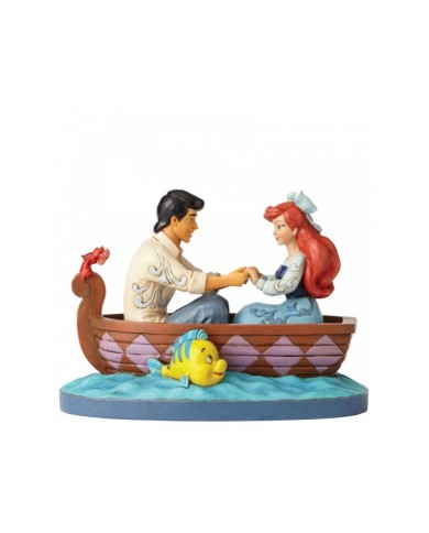 Disney Traditions : Waiting For A Kiss (Ariel and Prince Eric Figurine)