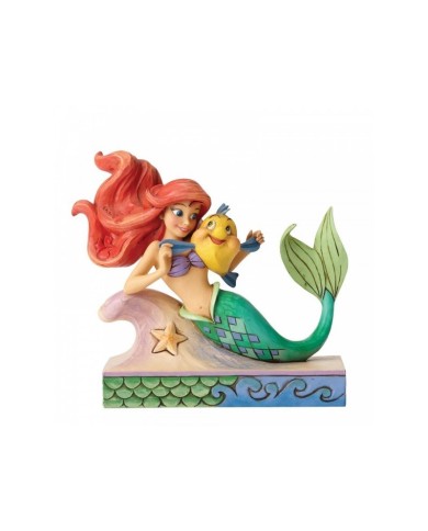 Disney Traditions : Fun and Friends (Ariel with Flounder Figurine)