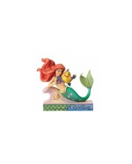 Disney Traditions : Fun and Friends (Ariel with Flounder Figurine)