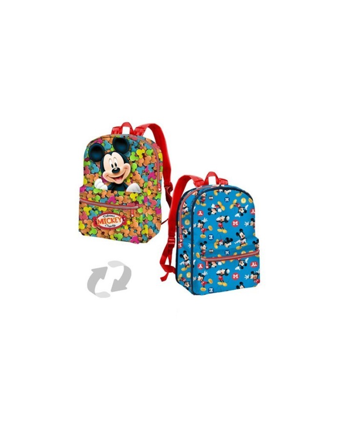 MICKEY INFANTIL Mochila Reversible Pequeña Disney