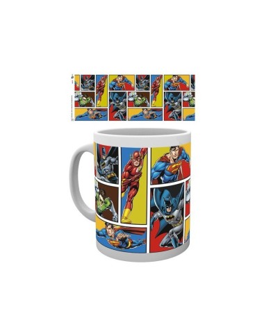 Taza DC Comics Justice League Grid