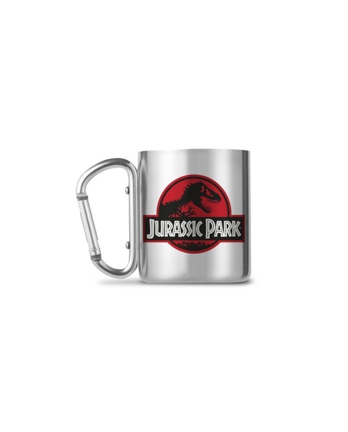 Taza acero inoxidable Jurassic Park Logo