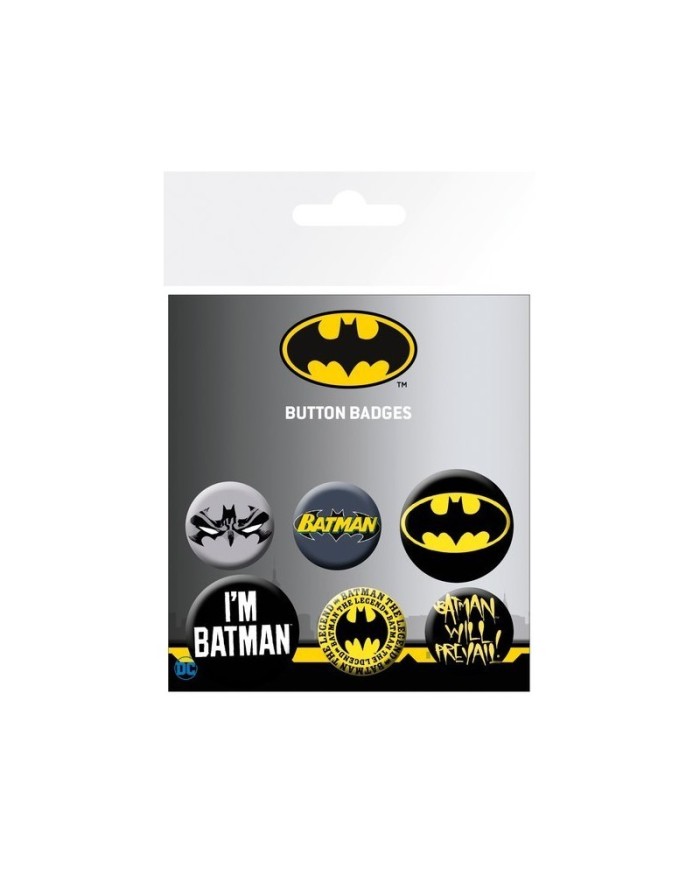 Set de 6 chapas DC Comics - Batman