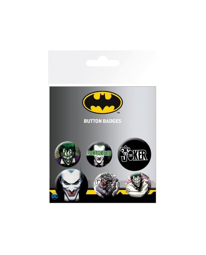 Set de 6 chapas DC Comics - Joker