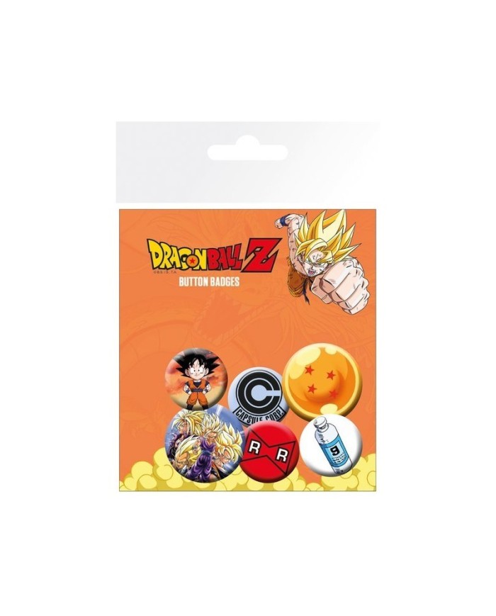 Set de 6 chapas Dragon Ball Mix