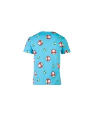 Nintendo - Super Mario Happy Toad AOP Men's T-shirt TALLA CAMISETA XL