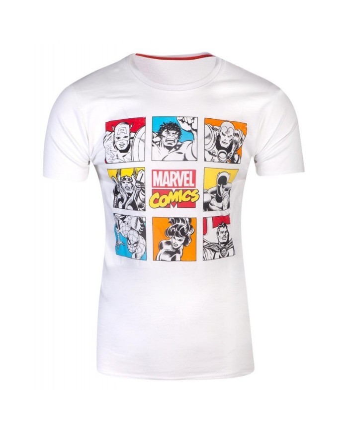 Marvel Comics - Retro Character Men's T-shirt TALLA CAMISETA S