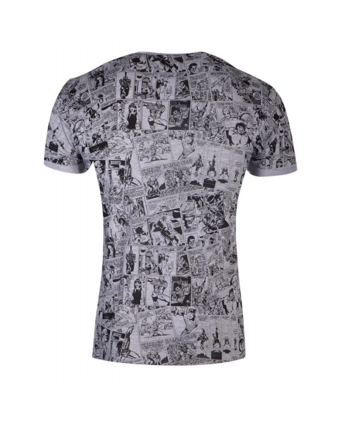 Marvel Comics - Comic AOP Pocket Men's T-shirt TALLA CAMISETA S