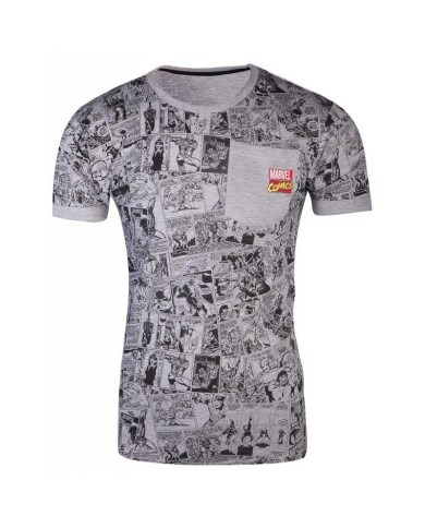 Marvel Comics - Comic AOP Pocket Men's T-shirt TALLA CAMISETA M