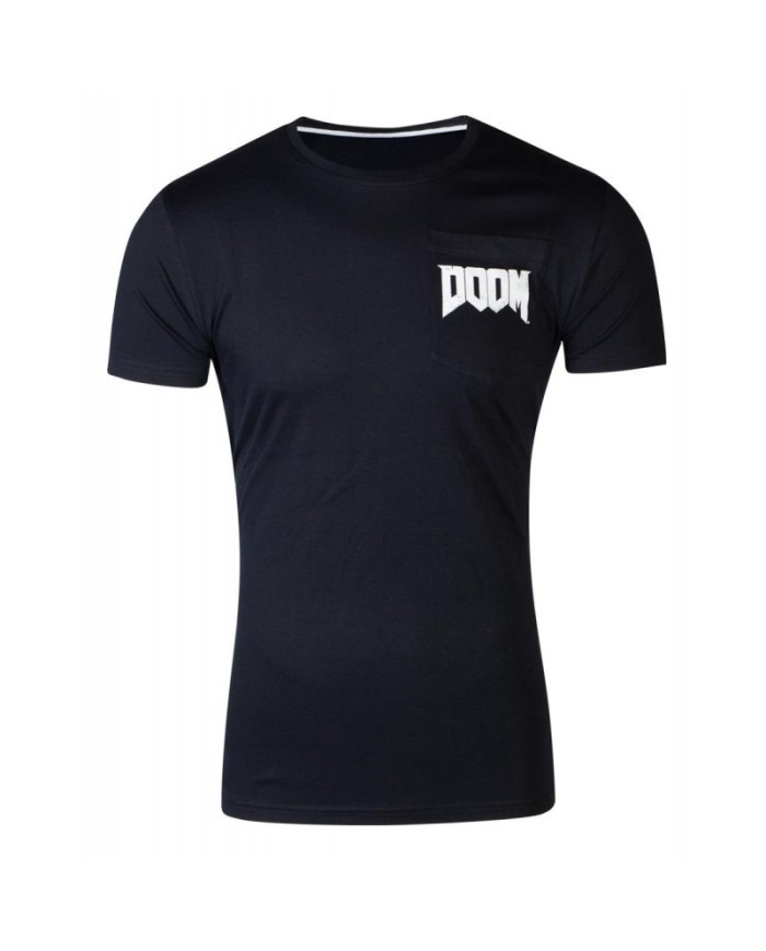 Doom - Retro - Helmet Icon Men's T-shirt TALLA CAMISETA S