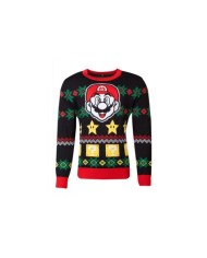 Nintendo - Super Mario Knitted Unisex Jumper TALLA CAMISETA M