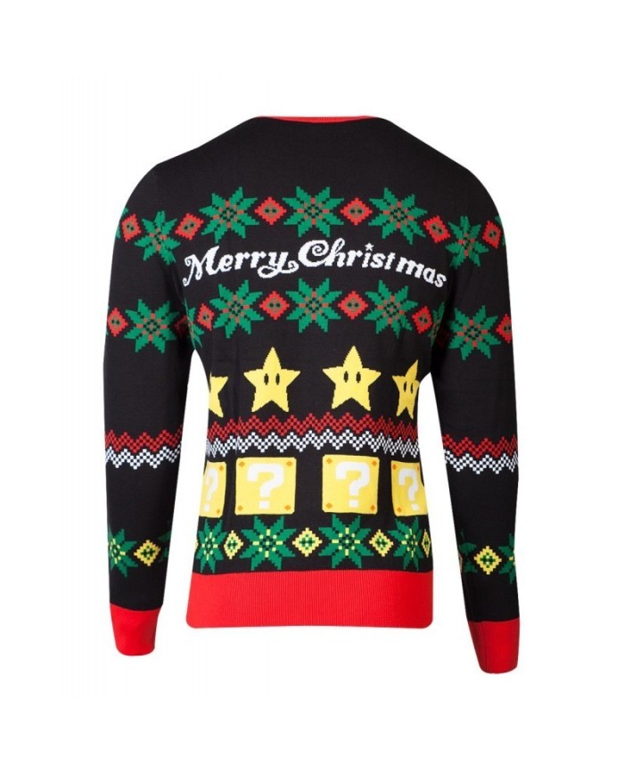 Nintendo - Super Mario Knitted Unisex Jumper TALLA CAMISETA XL