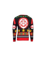 Nintendo - Super Mario Knitted Christmas Unisex Jumper TALLA CAMISETA M