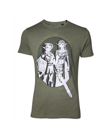 Zelda - Link & Princess Zelda T-shirt TALLA CAMISETA S