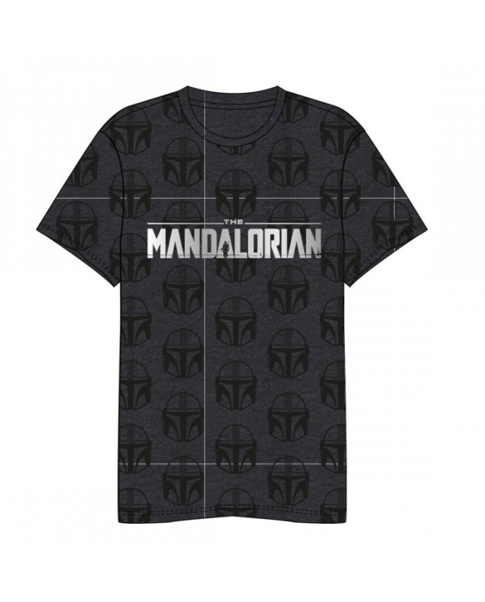CAMISETA CORTA PREMIUM SINGLE JERSEY THE MANDALORIAN TALLA CAMISETA L