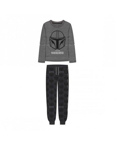 PIJAMA LARGO SINGLE JERSEY THE MANDALORIAN TALLA CAMISETA XL