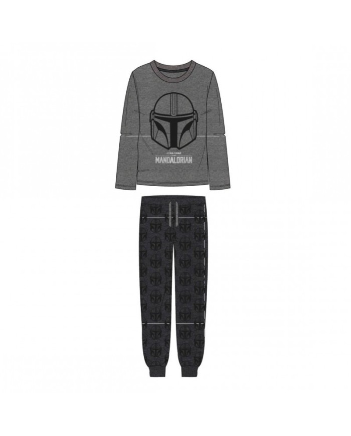 PIJAMA LARGO SINGLE JERSEY THE MANDALORIAN TALLA CAMISETA XL