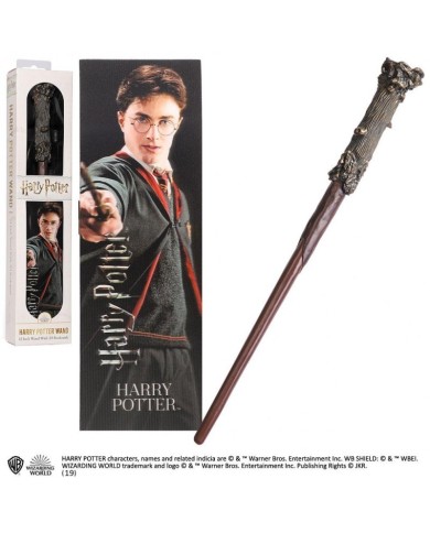 Harry Potter - Varita Mágica de Harry Potter con marcapáginas 3D