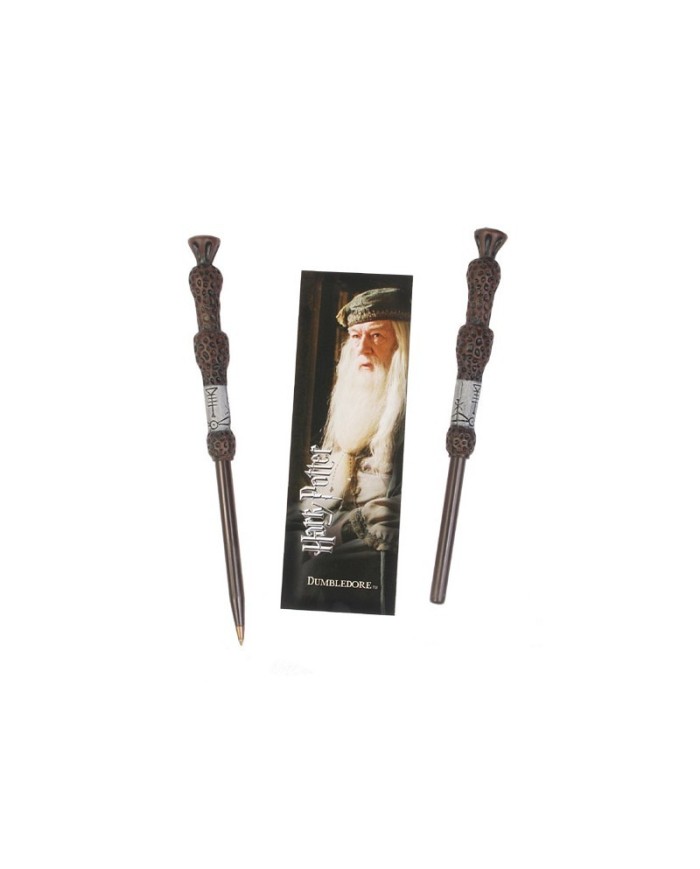 Harry Potter Set Punto de libro ( marcapáginas) y Boligrafo Dumbledore