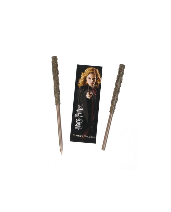 Harry Potter Set Punto de libro ( marcapáginas) y Boligrafo Hermione