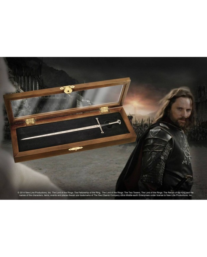 El Señor de los Anillos Abrecartas - Anduril Espada del Rey Elessar