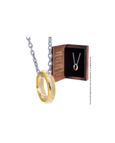 El Señor de los Anillos - Anillo Único (plata pura y chapado en oro)