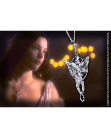 El Señor de los Anillos - Colgante de Arwen Evenstar (Plata de ley)