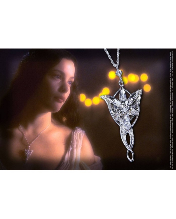 El Señor de los Anillos - Colgante de Arwen Evenstar (Plata de ley)