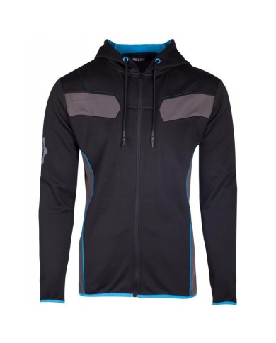 Gears Of War Sudadera capucha Blue Omen Tech TALLA CAMISETA M